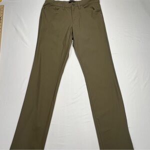 Banana Republic Olive Slim Fit Polyester Mens Pants 31x32